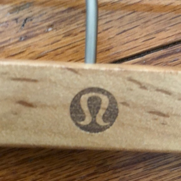 Lululemon Wooden Hangers for Bottoms Set of 5 - Picture 2 of 5